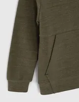 Sweat kaki Essentiel molleton bio garçon