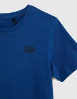Tee-shirt bleu Essentiel en coton bio garçon