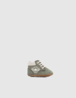Baskets kaki print army bébé garçon
