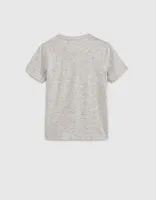 Tee-shirt gris chiné Essentiels