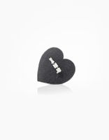 Broche cœur or brodée I.Code IKKS | Mode Printemps Eté Accessoires