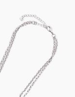 Collier sautoir multirangs médaille squelette femme IKKS | Mode Automne Hiver Bijoux