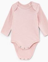 Body rose pâle à personnaliser en coton bio bébé IKKS | Mode Printemps Eté Bodies & Pyjama