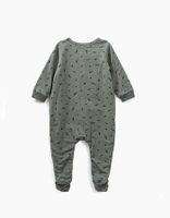 Dors-bien kaki clair imprimé rock coton bio bébé IKKS | Mode Printemps Eté Bodies & Pyjama