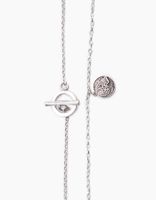 Collier sautoir multirangs médaille squelette femme IKKS | Mode Automne Hiver Bijoux