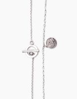Collier sautoir multirangs médaille squelette femme IKKS | Mode Automne Hiver Bijoux