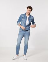 Tee-shirt L'Essentiel blanc col V Homme IKKS | Mode Printemps Eté Tee-shirt