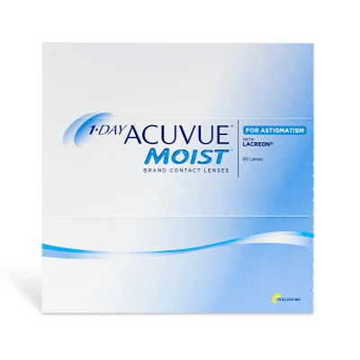 1-DAY ACUVUE MOIST FOR ASIGMATISM (90 PACK)