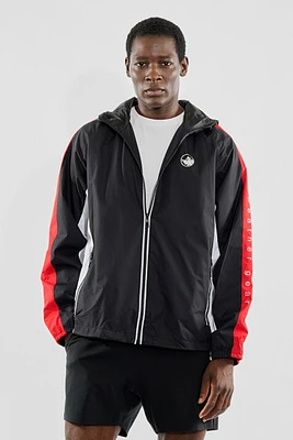 Canada Weather Gear Hooded Sleeve Print Logo Lightweight Jacket