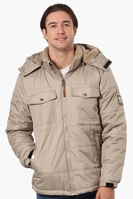 Canada Work Gear 4 Pocket Sherpa Lined Hood Bomber Jacket