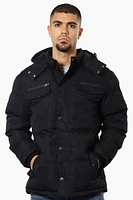 Canada Weather Gear 4 Pocket Bubble Parka Jacket