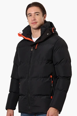 Canada Weather Gear Contrast Trim Bubble Bomber Jacket