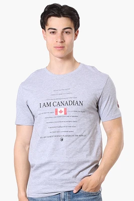 Canada Weather Gear I Am Canadian Print Tee