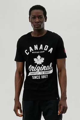 Canada Weather Gear Coast To Print Tee
