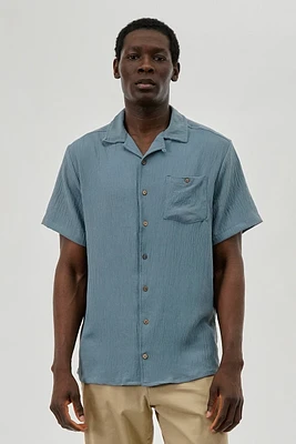 Super Triple Goose Vintage Solid Button Up Casual Shirt