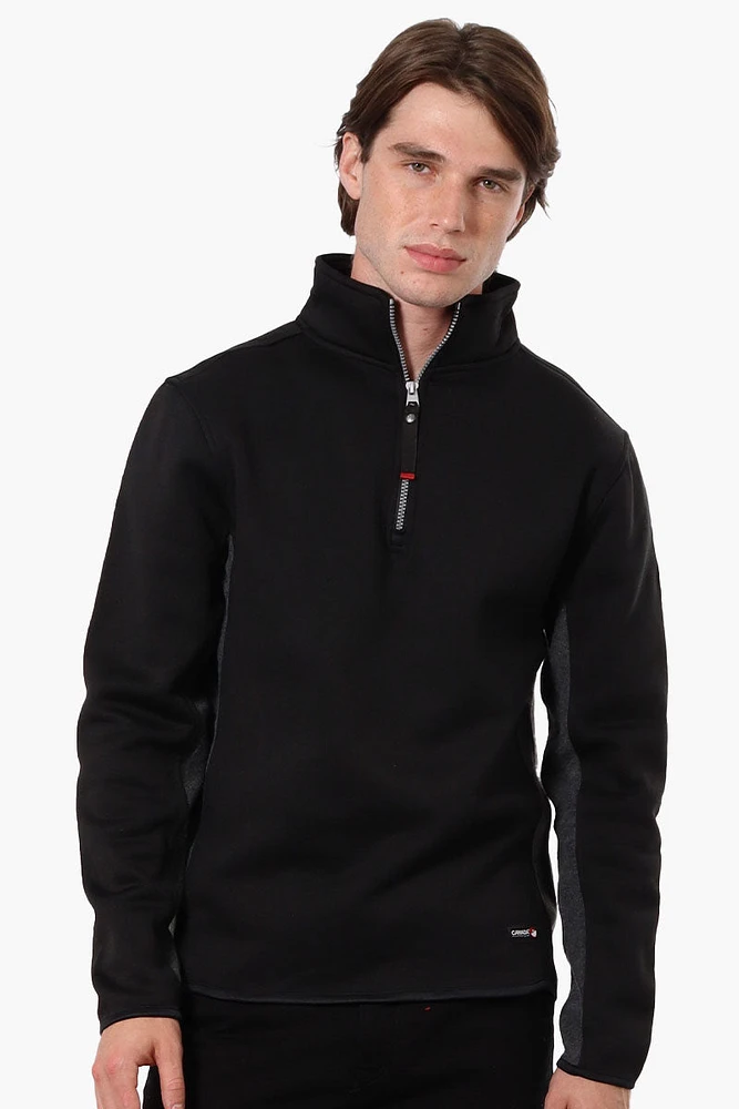 Canada Weather Gear Solid Half Zip Sweatshirt