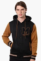 Mecca Colour Block Varsity Lightweight Jacket