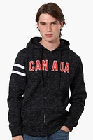 Canada Weather Gear Sleeve Stripe Zip Up Hoodie