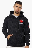 Canada Weather Gear Chest Logo Zip Up Hoodie