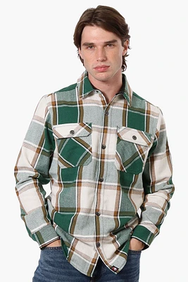 Canada Weather Gear Plaid Button Up Casual Shirt