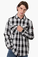 Canada Weather Gear Plaid Button Up Casual Shirt