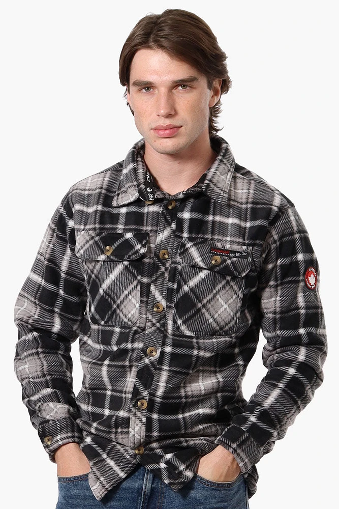 Canada Weather Gear Plaid Sherpa Lined Lightweight Jacket