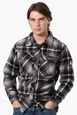 Canada Weather Gear Plaid Sherpa Lined Lightweight Jacket