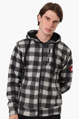 Canada Weather Gear Plaid Fleece Lined Lightweight Jacket