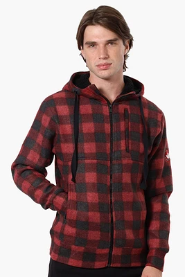 Canada Weather Gear Plaid Fleece Lined Lightweight Jacket