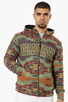 Canada Weather Gear Patterned Fleece Lined Lightweight Jacket