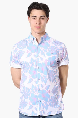 International INC Company Floral Button Up Casual Shirt