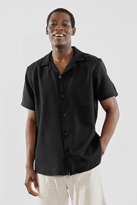 Kenneth Blake Solid Basic Button Up Casual Shirt