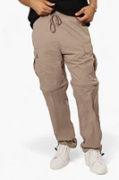 Fahrenheit Zip Off Cargo Parachute Pants