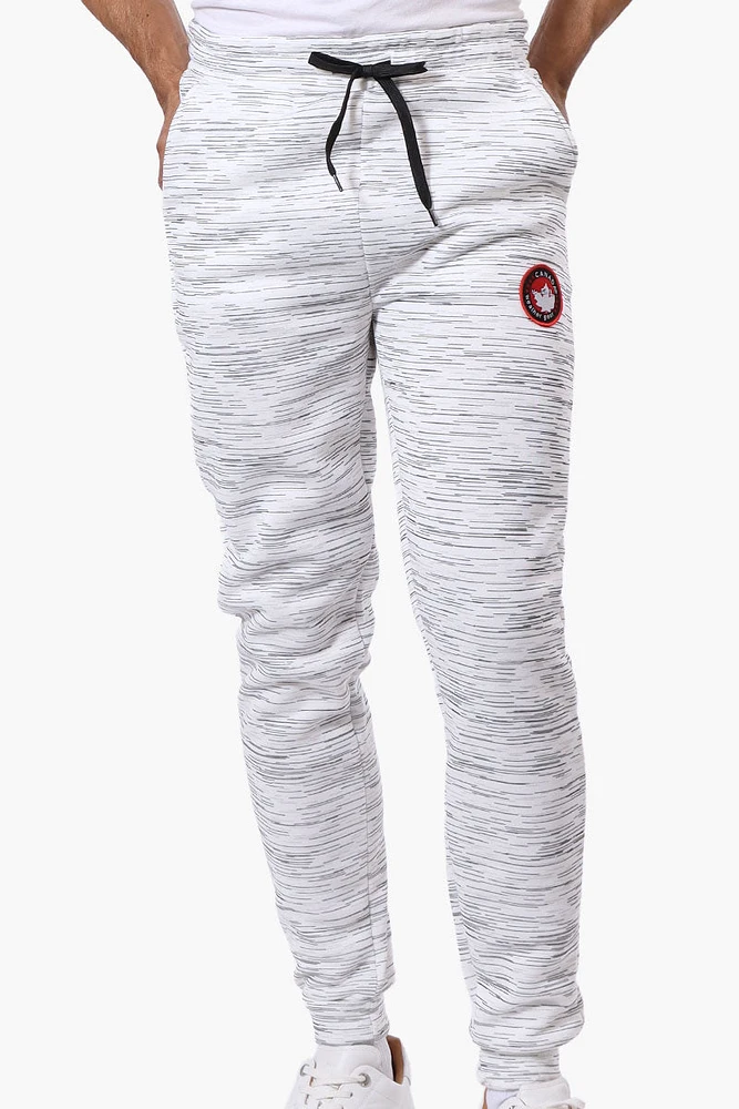 Canada Weather Gear Patterned Tie Waist Joggers