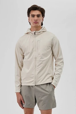 Canada Weather Gear Hooded Zip Up Lightweight Jacket