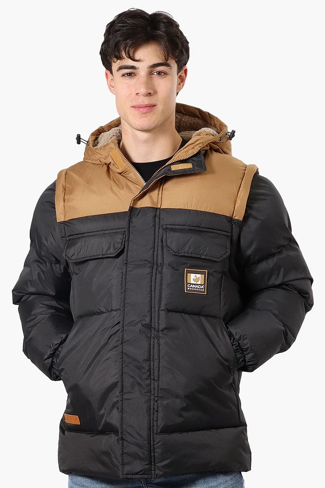 Canada Work Gear Zip Off Sleeve Parka Jacket