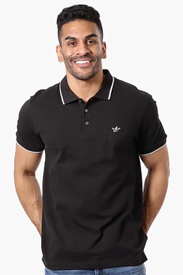 Super Triple Goose Solid Short Sleeve Polo Shirt