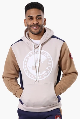 Canada Weather Gear Colour Block Chest Logo Hoodie