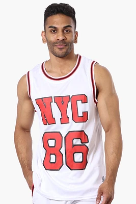 Mecca NYC Print Mesh Muscle Tee