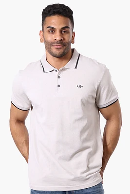 Super Triple Goose Solid Short Sleeve Polo Shirt