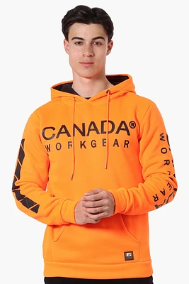 Canada Work Gear Logo Sleeve Hoodie - Orange