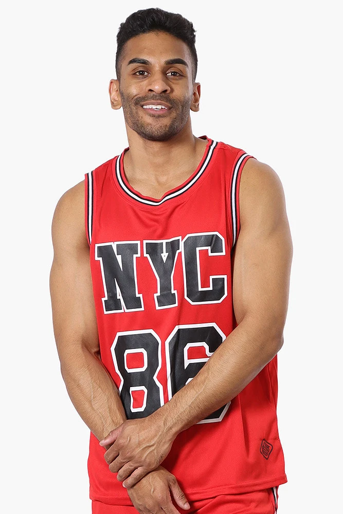 Mecca NYC Print Mesh Muscle Tee
