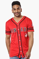 Canada Weather Gear Mesh Chest Logo Baseball Tee