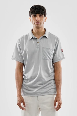 Canada Weather Gear Waffle Texture Polo Shirt