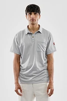 Canada Weather Gear Waffle Texture Polo Shirt