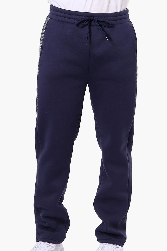 Essentials Super Triple Goose Side Mesh Insert Sweatpants - Navy