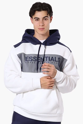 Essentials Super Triple Goose Mesh Insert Hoodie - White