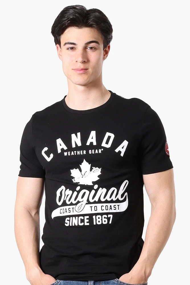 Canada Weather Gear Coast To Print Tee
