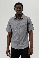 Canada Weather Gear Short Sleeve Button Up Casual Shirt