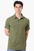 Urbanology Button Up Short Sleeve Casual Shirt